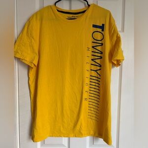Tommy-hilfiger Men's Yellow T-shirt